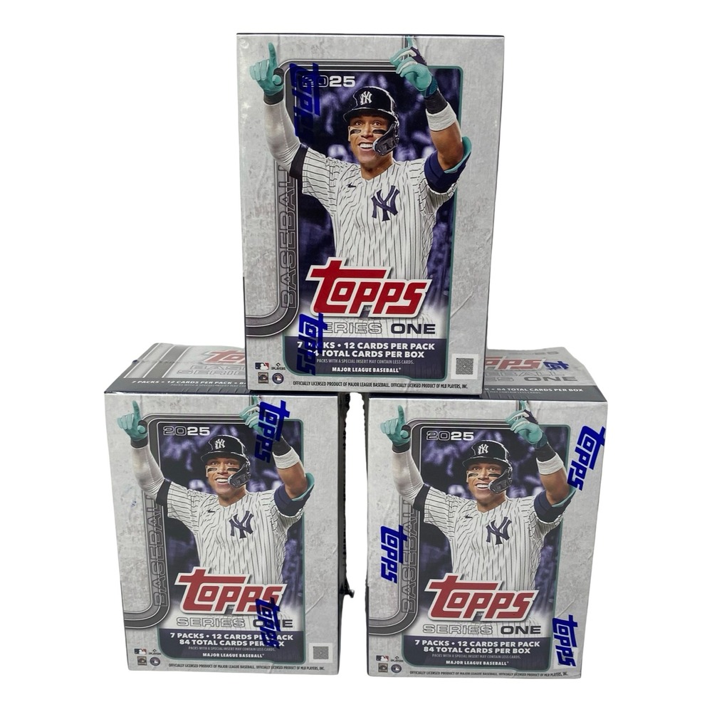 (LOT OF 3) 2025 Topps Series 1 Baseball Value Blaster Box Factory Sealed MLB